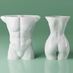 Body flower Pot - 2 Pots planter for home decoration