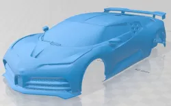 Bugatti Centodieci 2020 Printable Body Car