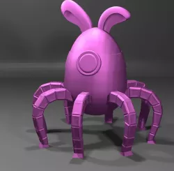 Bunny Egg Robot Model