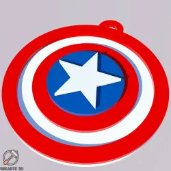 Captain America Keychain