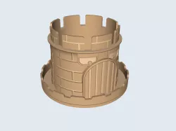 Castle-Pot for small plants