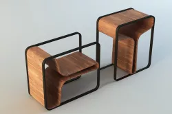 Chair 1007 3D model