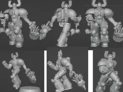 Chaos Berzerker with Skull Nun Chuck
