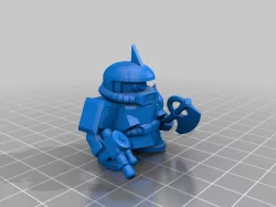 Char's Zaku II SD Gundam Gunpla BB Senshi