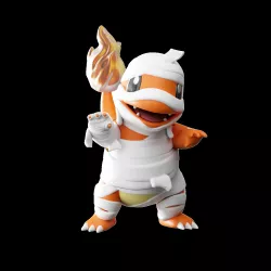 CHARMANDER MUMMY HALLOWEEN FANART