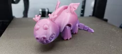Chonky Dragon Cute Goofy Baby Dragon