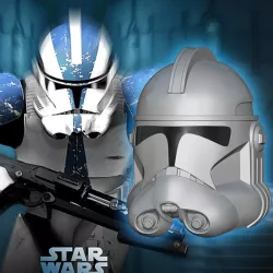Clone trooper helmet casco