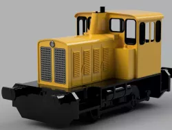 Cockerill industrial shunting locomotive HO scale 1:87