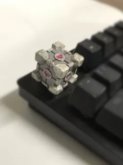 Companion Cube KeyCaps