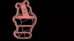 cookie cutter cookie cutter 8cm winnie pook bear bear cookie cookie cookie porcelain fondant cake cake cake