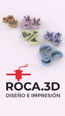 COOKIE CUTTER (rabbit, star, gear, moon)