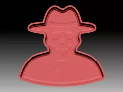 COWBOY SKULL BATH BOMB MOLD