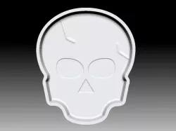 CRACK SKULL BATH BOMB MOLD