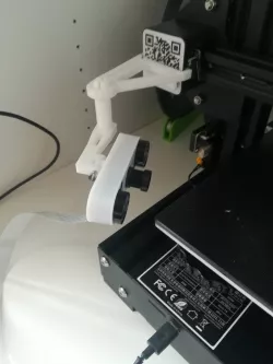 Creality Ender 3 V2 Pi Cam Mount - Shorter, Twisted und Longer