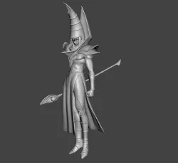 Dark Magician Yu-gi-oh 3D Model