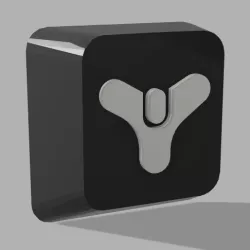 Destiny Keycap for membrane keyboard