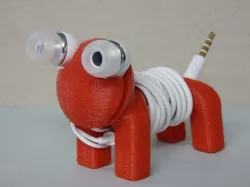 Dog Helmet support / Chien Support de casque / earbud holder
