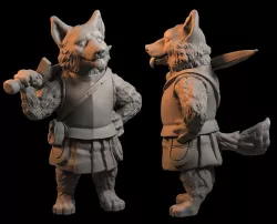 Dog Warrior with Sword - Good Boy