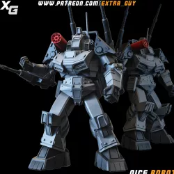 Dougram 3D Printable 100mm