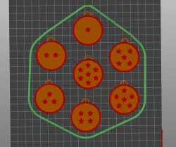 dragon ball key chains