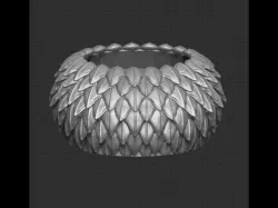Dragon Scale Vase