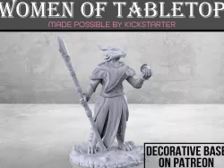 Dragonborn Sorceress - Tabletop Miniature