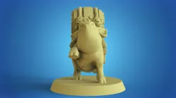 Drunk beer pig