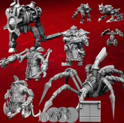 Dwarf bundle, PRE-SUPPORTED, with MOUNT and mechanical aids