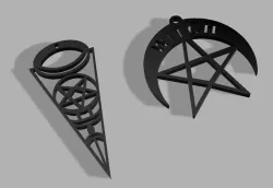 EARRINGS ROCK GOTHIC METAL PACK 5 MODELS