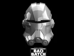 ECHO helmet | 3D model | 3D print | Printable | Bad Batch