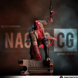 Fan Art Hellboy - Statue