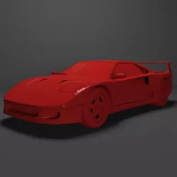 Ferrari F40 3D Printing STL File