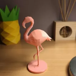 Flamingo Low Poly