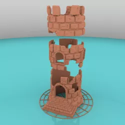 Floating Castle for Aquarium