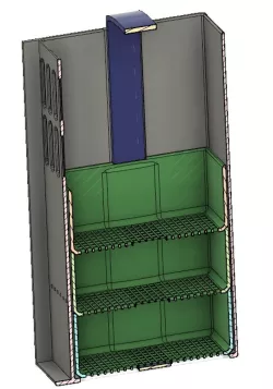 Fluval Flex Aquarium Filter Mod with media baskets