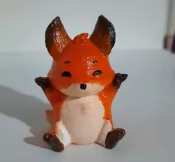 Foxy Cute Cartoon Fox STL