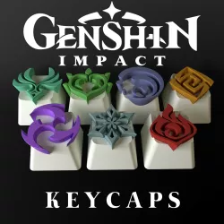 Genshin Impact Keycaps