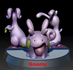 Goomy Sliggoo Goodra 3 in 1 pack - EVOLUTION - FAN ART - POKÉMON FIGURINE