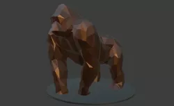 Gorilla Lowpoly