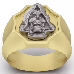 gown skull ring