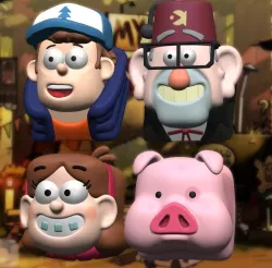Gravity Falls KeyCaps