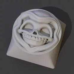 Grim Keycap - DIGITAL FILES FOR 3D PRINTING - KEYCAP FOR MECHANICAL KEYBOARD