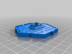 GrimDark Planetary Empires Spaceport Tile 40k