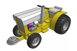 GT5P 1/25 Garden Tractor Puller Model