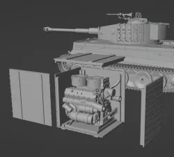 HL210 and 230 engines for Tiger/Panther crates