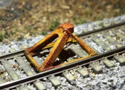 HO scale Buda No. 30 track bumper