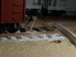 HO scale Hayes track bumper