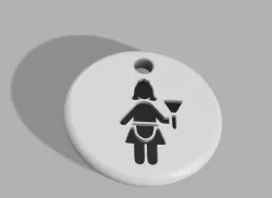 Housekeeper key ring