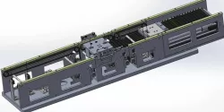 industrial 3D model Box conveyor