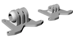 Insta 360 GO 2 Bracket for GEPRC GEP-CW3 Crown Frame